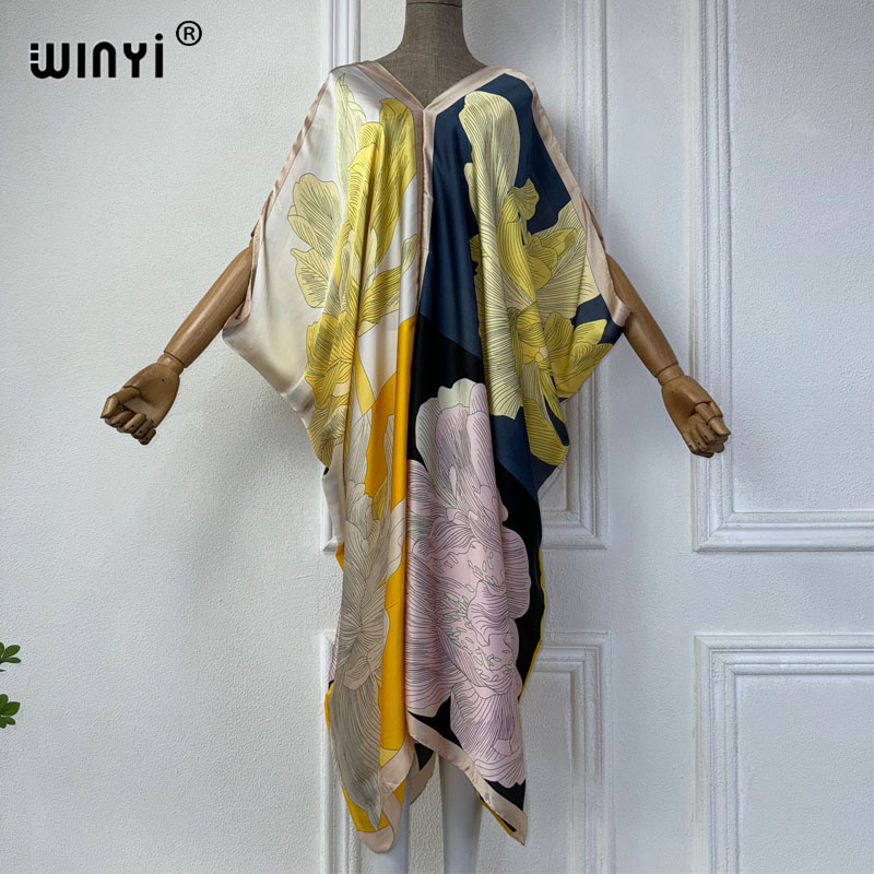 Winyi Sommer afrikanischen V-A – Robe Silk Women Bewertung und Preis