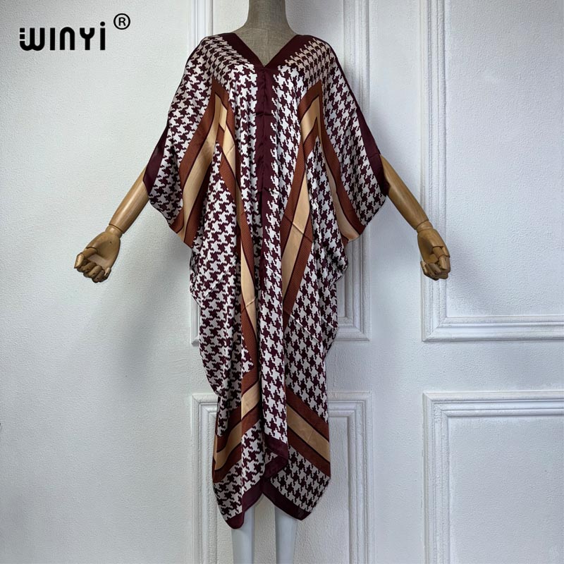 Winyi Sommer afrikanischen V-A – Robe Silk Women Bewertung und Preis