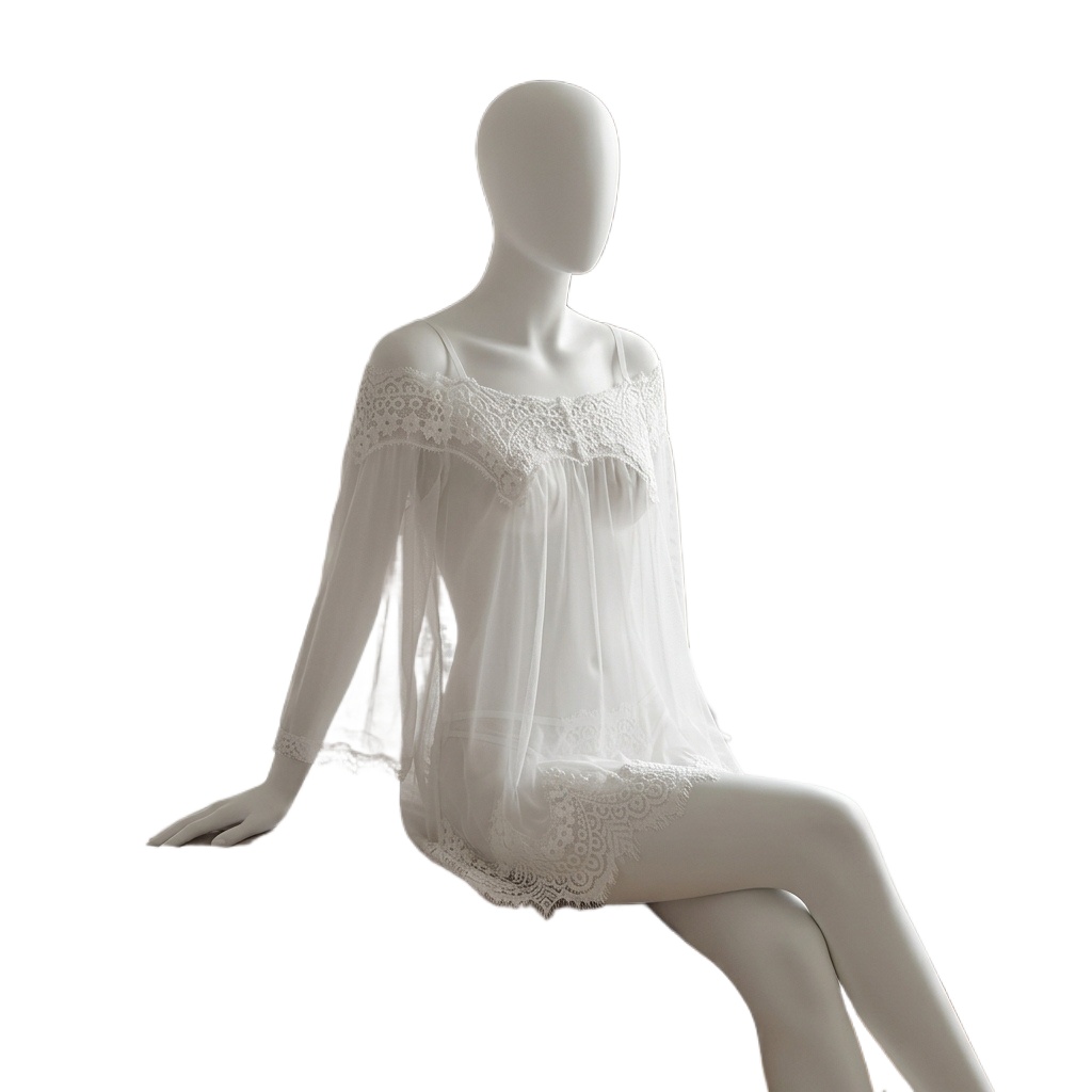 Schwarzes Damen-Babydoll-Desso – Babydoll Chemise Night Bewertung und Preis