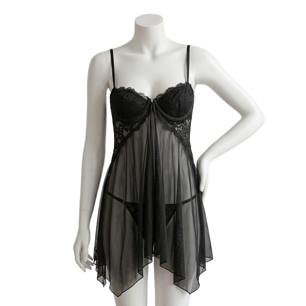Damen-Babydoll-Dessous aus Spi – Babydoll Chemise Night Bewertung und Preis